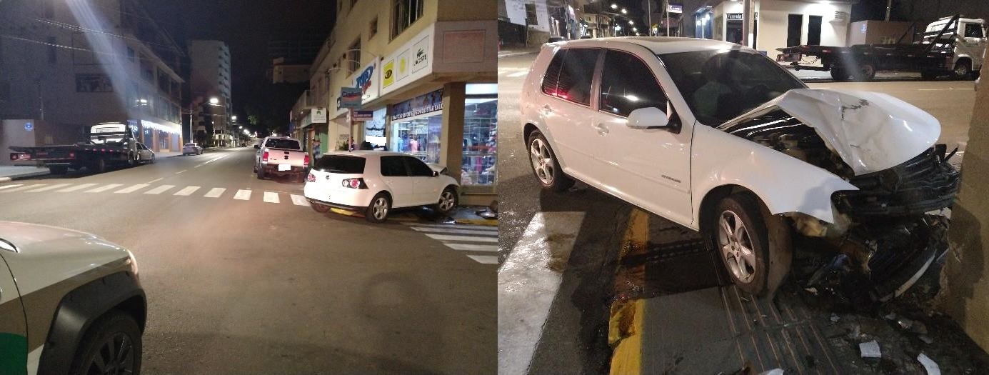 Motorista Perde O Controle Do Carro E Colide Em Loja No Centro De