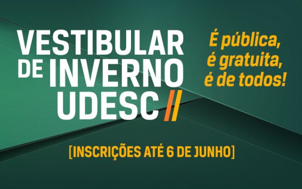 Udesc Abre Inscri Es Gratuitas Do Vestibular De Inverno