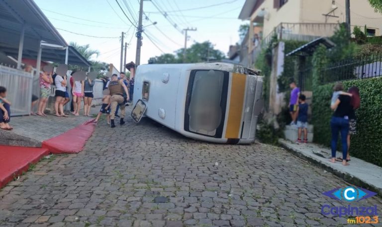 Micro Nibus Escolar Que Transportava Crian As Tomba Em Capinzal