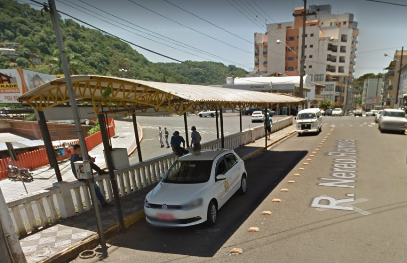 Foto:Ponto de Táxi em Herval (Google)