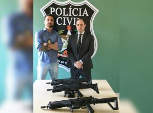 Delegacia Regional de Joaçaba recebe armas do Poder Judiciário