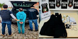 Polícia Civil de Campos Novos efetua prisão de uma traficante de drogas na cidade de Lages