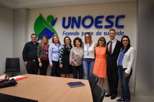 Professoras equatorianas são recepcionadas na Unoesc Joaçaba