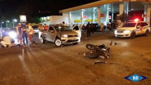 Motorista é preso por embriaguez após colidir em motocicleta