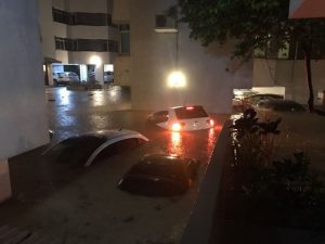 Chuva provoca transtornos em Florianópolis