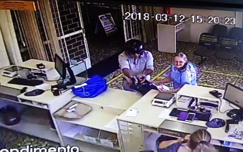 Polícia prende elemento que assaltou bar e correios no mesmo dia