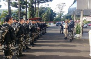 Batalhão de Choque chega a Herval d´Oeste