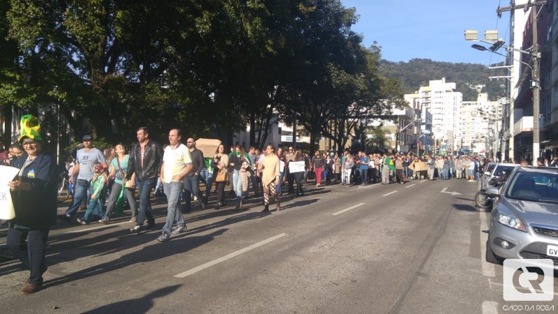 Joaçaba e Herval voltam às ruas em apoio aos caminhoneiros
