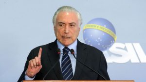 Temer diz que governo acionou 'forças federais' para desbloquear estradas