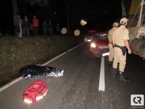 Homem morre atropelado na BR-282, em Joaçaba