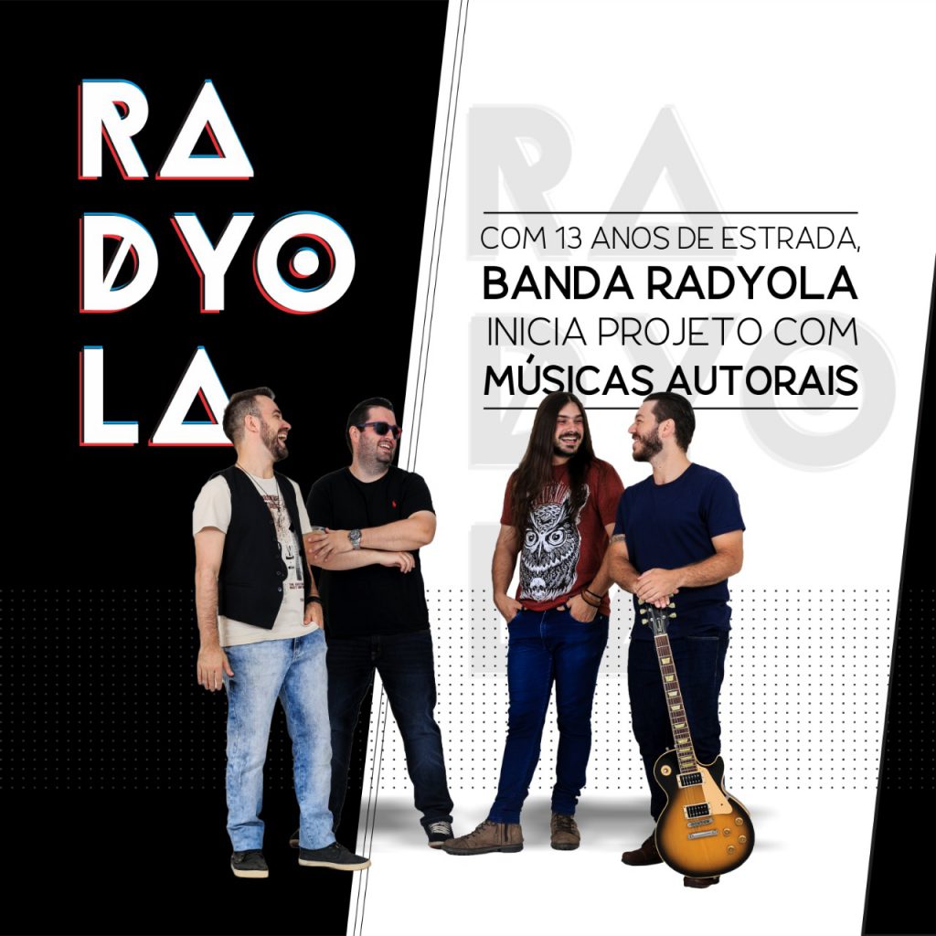 Com 13 anos de estrada, banda Radyola inicia projeto com músicas autorais 