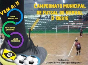 Começa neste sábado o campeonato de futsal de Herval