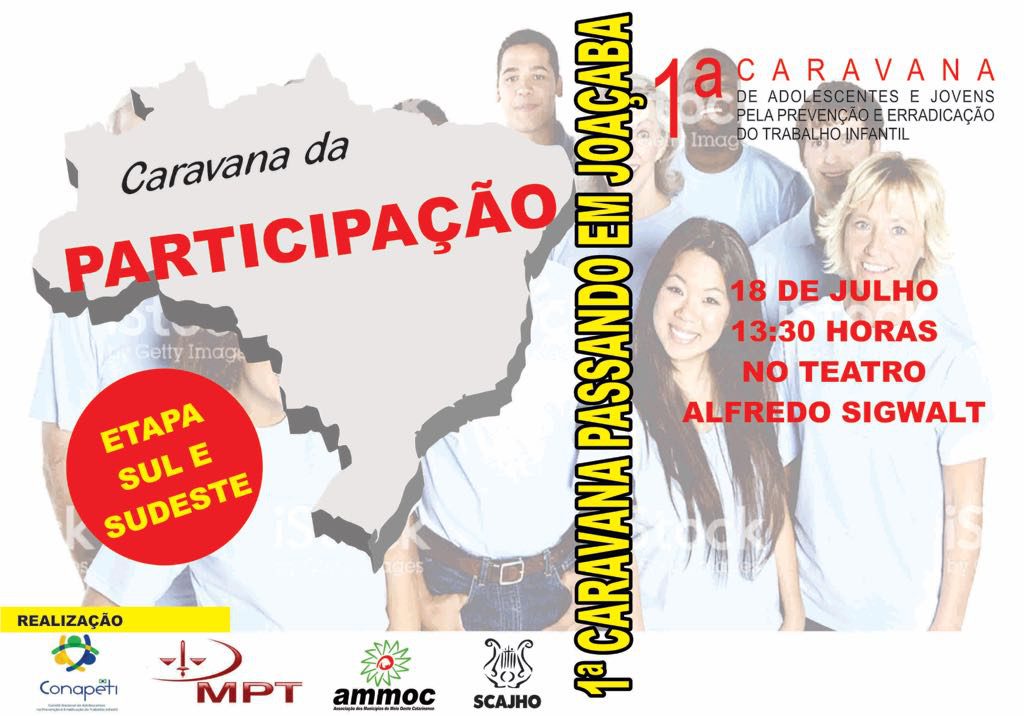 Teatro Alfredo Sigwalt recebe I Encontro Regional de Prevenção e Erradicação do Trabalho Infantil 