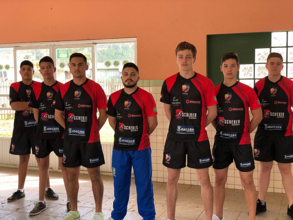 Tênis de Mesa Masculino de Joaçaba conquista bronze nos Joguinhos Abertos de SC