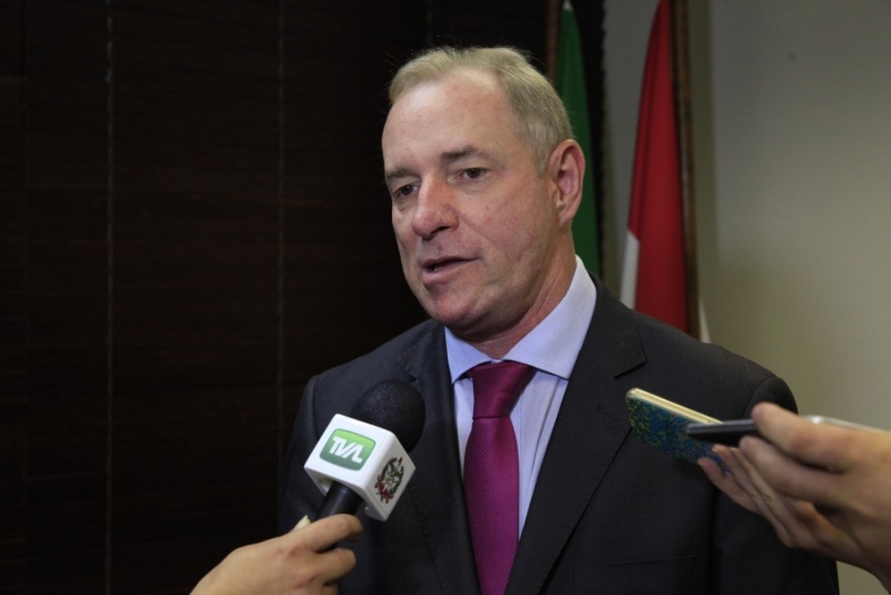 Deputado estadual de SC, presidente da Assembleia Legislativa (Alesc), Aldo Schneider (Foto: Eduardo G. de Oliveira/Agência AL)