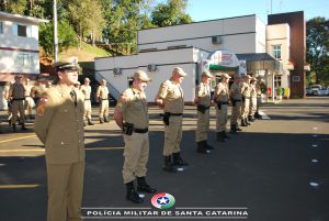 Solenidade de promoção é realizada no Batalhão da Polícia Militar em Herval