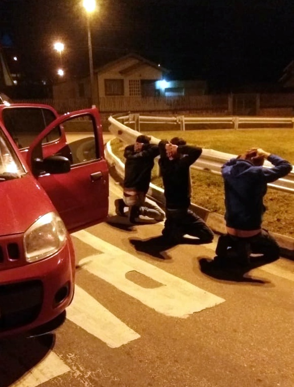 Polícia Civil prende autores de roubo a transportadora de Joaçaba. Foto:Policia Civil divulgação