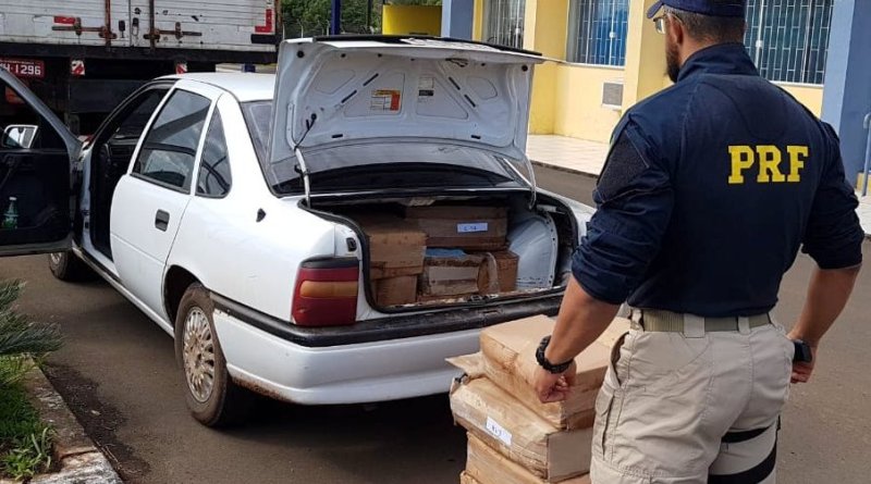 Aproximadamente 600 quilos de camarões contrabandeados são apreendidos na BR 282 em Joaçaba 