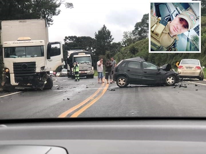 Policial militar morre em grave acidente na BR-116