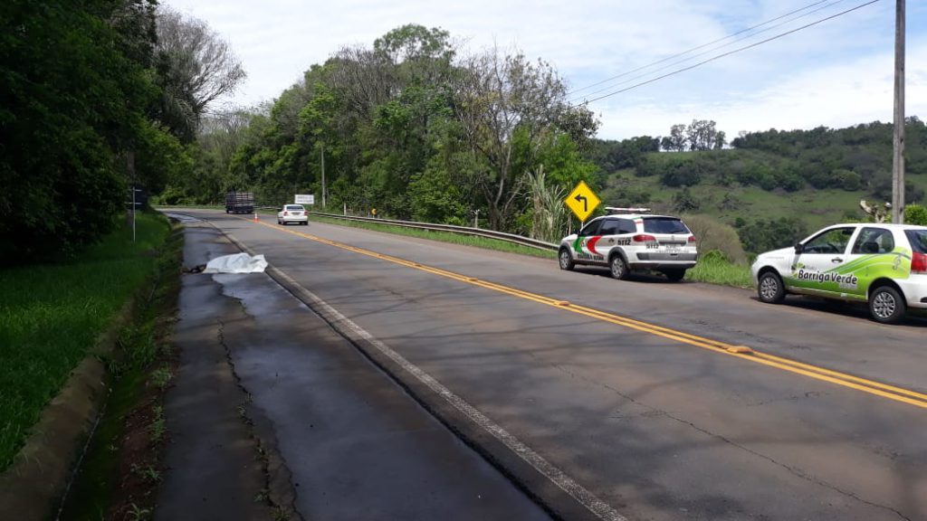 Imigrante morre atropelado por caminhão em Lacerdópolis