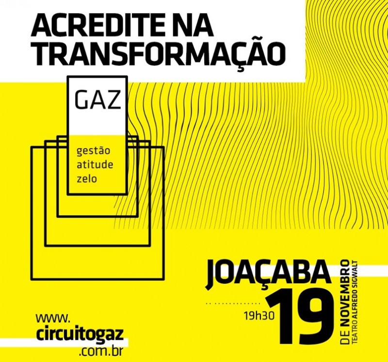 Circuito GAZ trará três atrações nacionais para Joaçaba