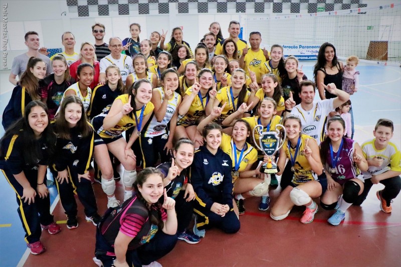 AJOV conquista resultados inéditos na Taça Paraná de Voleibol