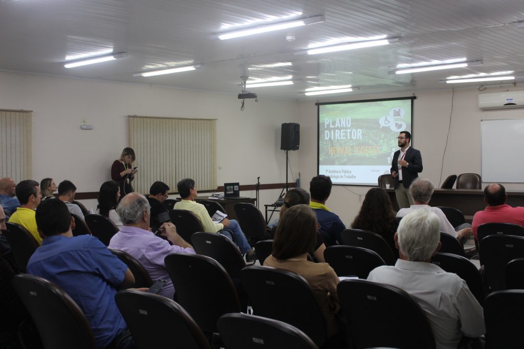 Prefeitura de Herval d’ Oeste realizou a apresentação da Metodologia de Trabalho para a Revisão do Plano Diretor