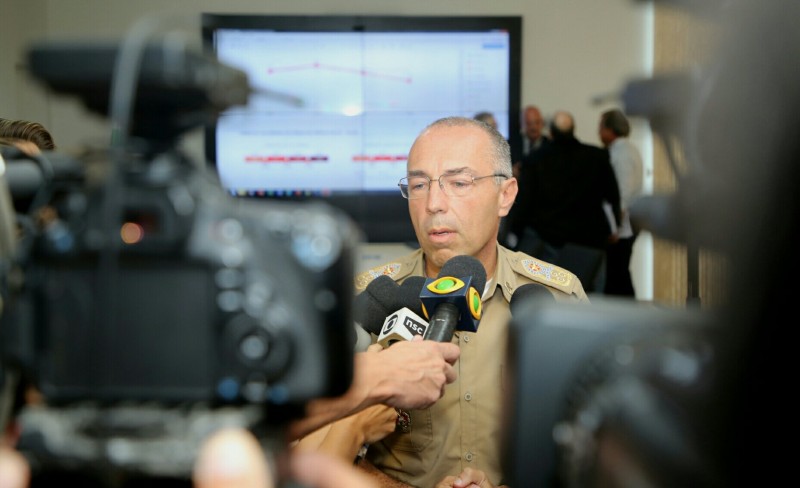 Secretário de Segurança Pública, coronel Araújo Gomes. Foto: James Tavares/Secom