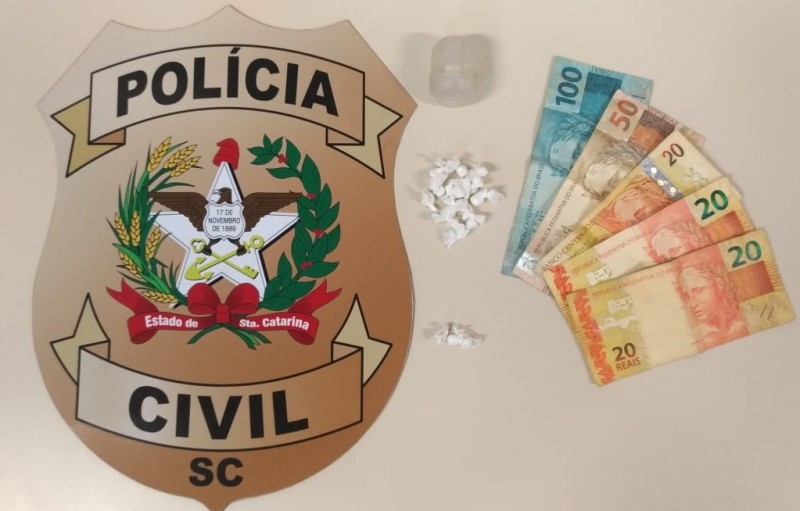 Polícia Civil prende mias um traficante em Herval D' Oeste