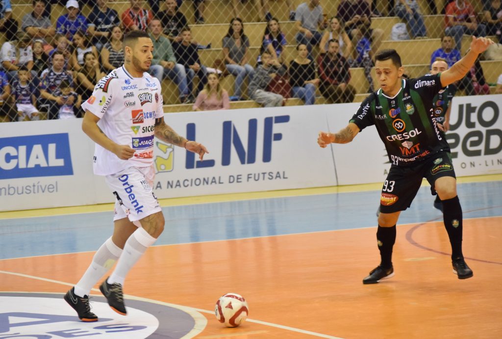 Joaçaba Futsal empatou com o Marreco no jogo de estreia (Foto Mayelle Hall)