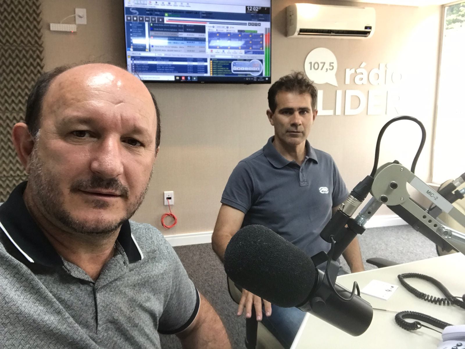 Prefeito Mauro e Vice Jair realizam visitas em Herval d’Oeste Rádio Líder